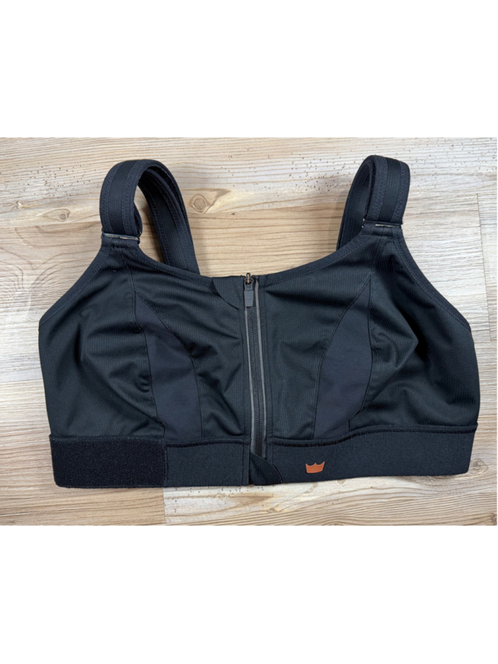 Women's Shefit Ultimate Sports Bra 2X Black Orange